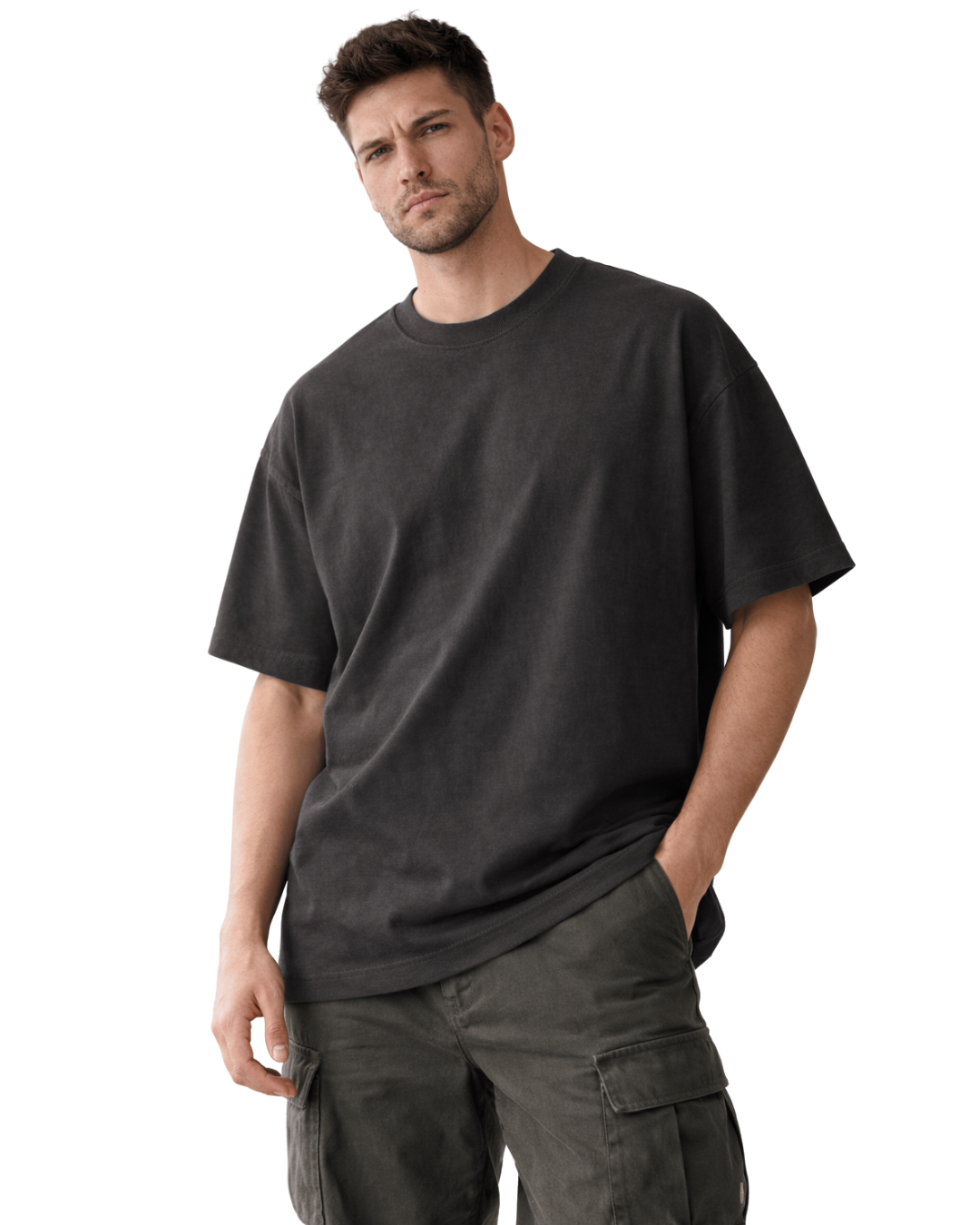 CAMISETA OVERSIZED ESCURA